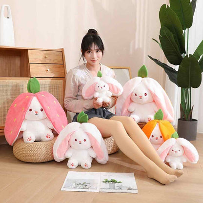 Adorable Bunny Rabbit Plushie Pet: Cuddle Up with Your New Furry Friend!